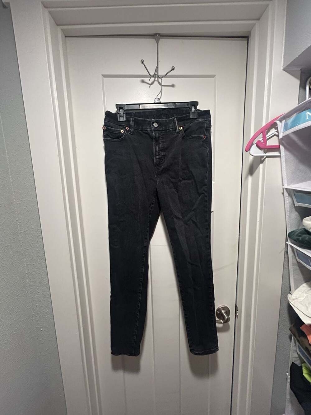 American Eagle Jeans Black Luxe Stretch Skinny Denim